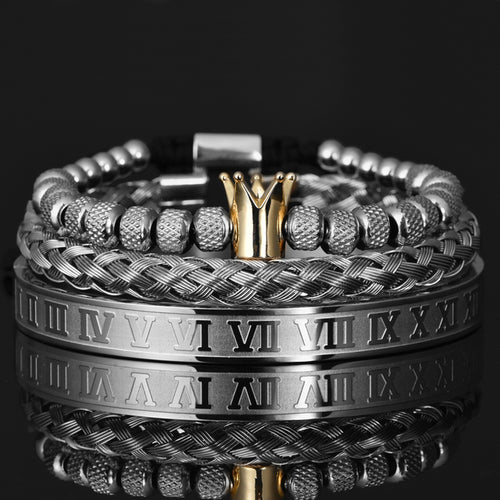 Load image into Gallery viewer, Royal Crown Charm Bracelet
