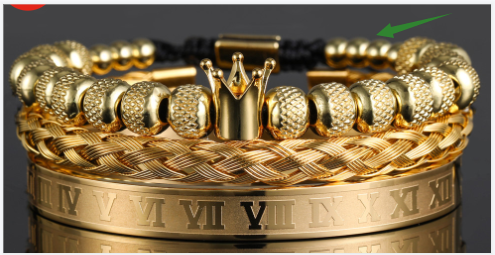 Load image into Gallery viewer, Royal Crown Charm Bracelet