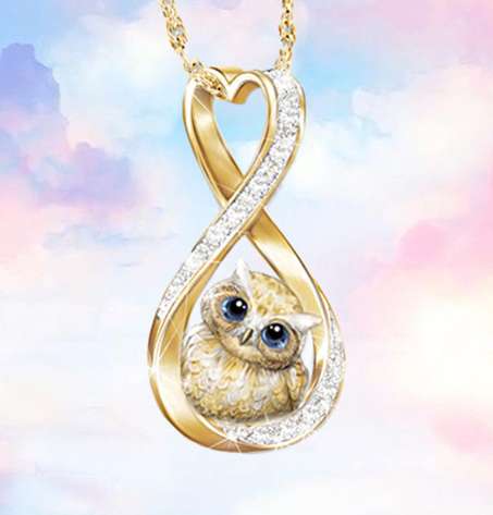 Load image into Gallery viewer, Infinity Ring Necklace