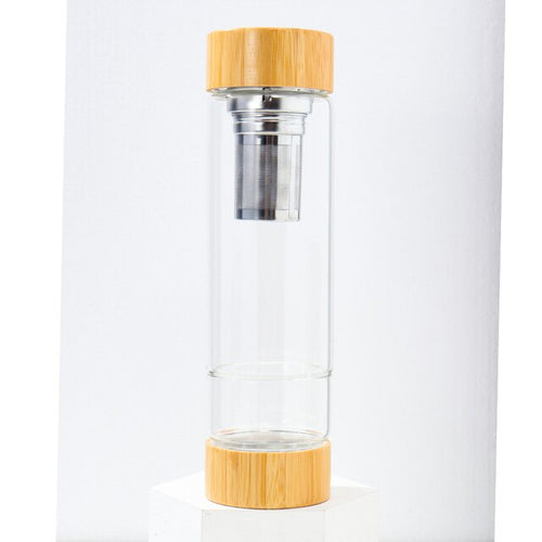 Load image into Gallery viewer, Crystal Glass Water Bottle
